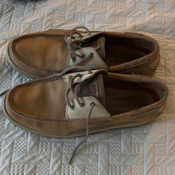 Sperry Other - Sperry Men's Brown and Cream Boat Shoes